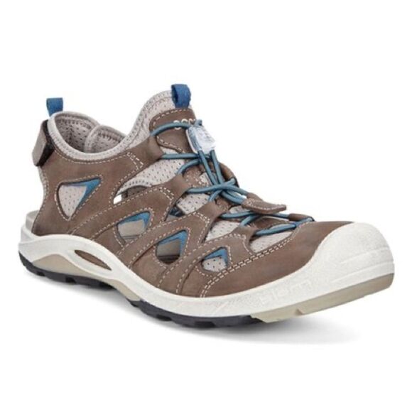 ECCO | Coffee & Moon Rock Biom Delta Leather Walking Shoe - Picture 1 of 16